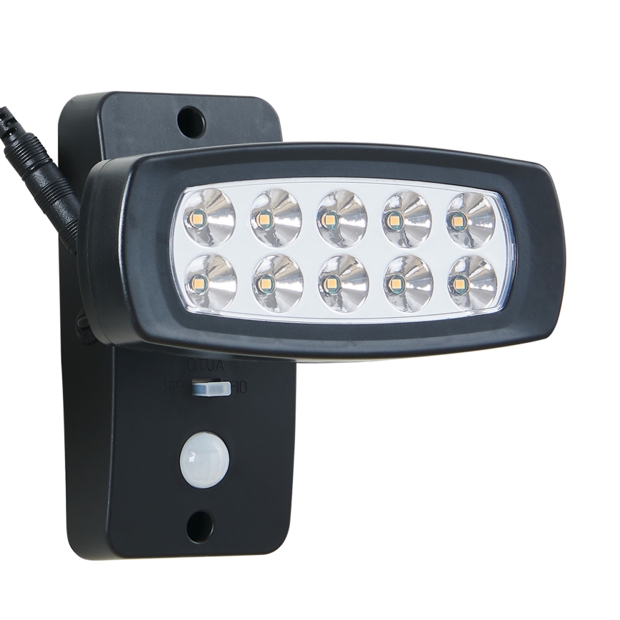 Eglo - Applique a LED solare con sensore LED/1,2V 600 mAh IP44