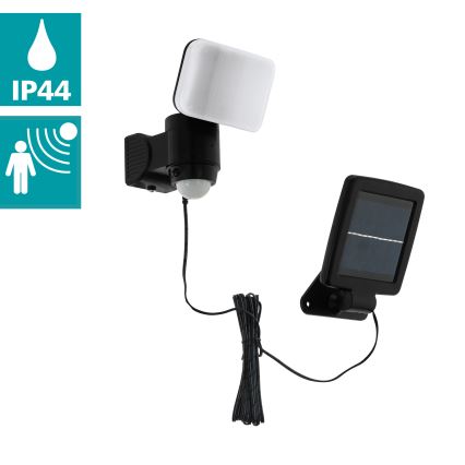 Eglo - Applique a LED solare con sensore LED/3,7V 1800 mAh IP44