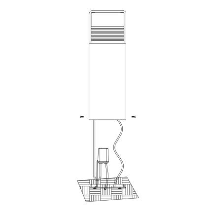 Eglo - Lampada LED da esterno LED/6W/230V IP44