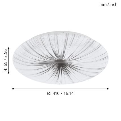 Eglo - Plafoniera LED LED/19,5W/230V