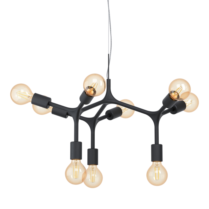 Eglo - Lampadario a sospensione con filo 9xE27/60W/230V