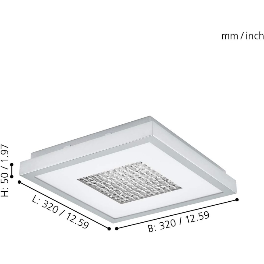 Eglo 98369 - Plafoniera a LED dimmerabile PESCATE LED/24W/230V
