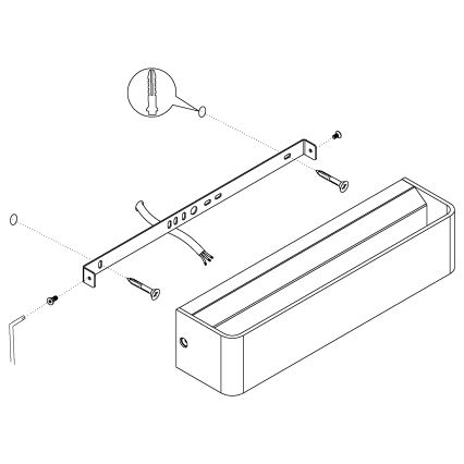 Eglo - Applique a LED LED/12W/230V