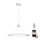 Eglo 98427 - Lampadario a sospensione LED RGB dimmerabile HORNITOS-C LED/37W/230V + telecomando