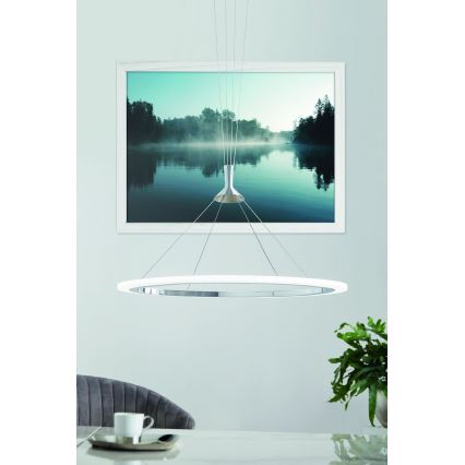 Eglo - LED RGB Lampadario dimmerabile a sospensione con filo HORNITOS-C LED/37W/230V + telecomando
