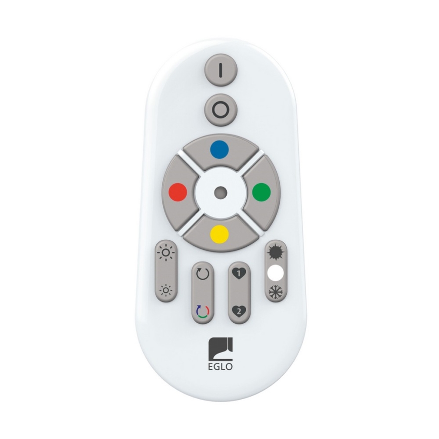 Eglo - LED RGB Lampadario dimmerabile a sospensione con filo HORNITOS-C LED/37W/230V + telecomando