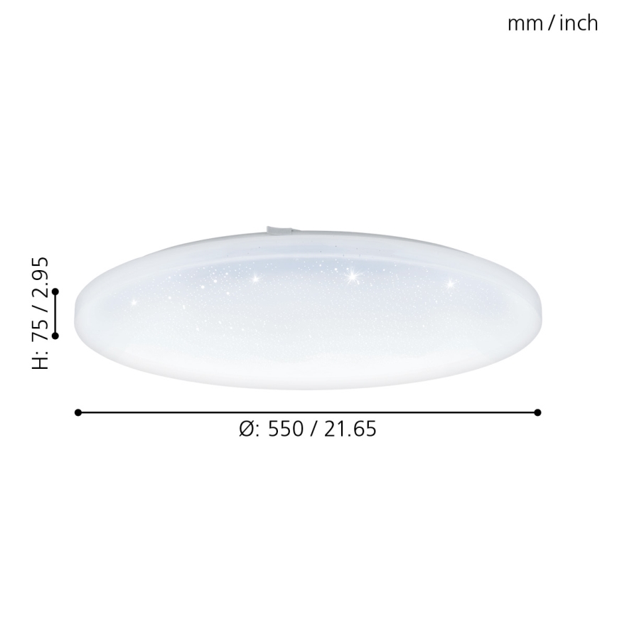 Eglo - Plafoniera LED LED/49,5W/230V