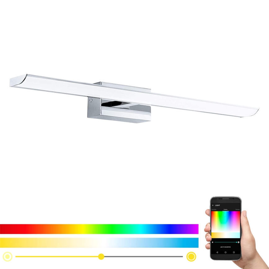 Eglo 98451 - Illuminazione per bagno LED RGB dimmerabile TABIANO-C LED/15,6W/230V IP44 + telecomando