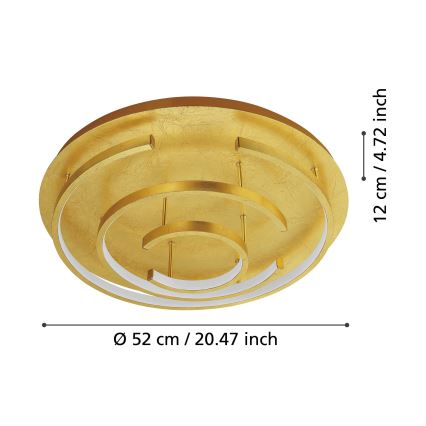 Eglo 98488 - Plafoniera LED POZONDON LED/24W/230V