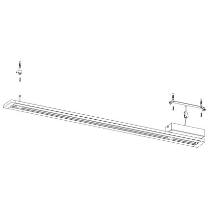 Eglo - Plafoniera LED dimmerabile LED/27W/230V