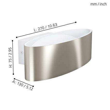 Eglo - Applique a LED LED/10W/230V