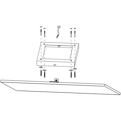 Eglo - Plafoniera LED RGB dimmerabile TURCONA-C LED/15W/230V + telecomando