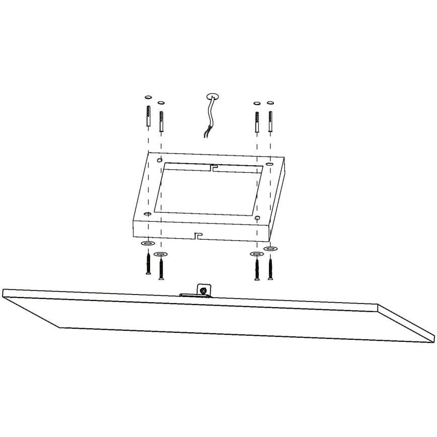 Eglo - Plafoniera LED RGB dimmerabile TURCONA-C LED/15W/230V + telecomando