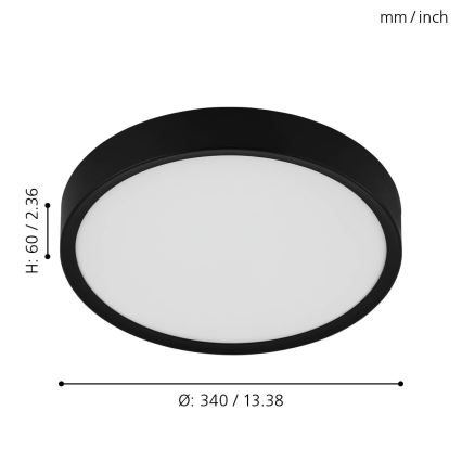 Eglo - Plafoniera LED LED/16,8W/230V