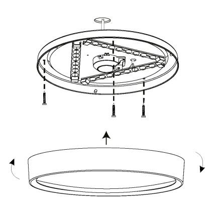 Eglo - Plafoniera LED LED/16,8W/230V