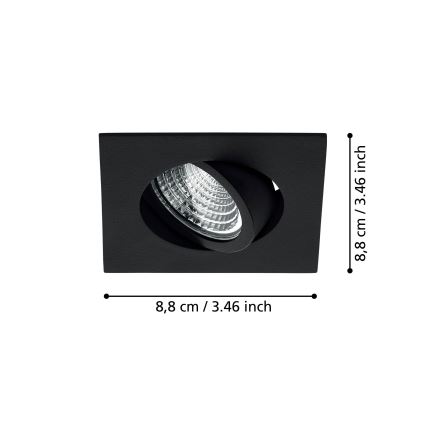 Eglo - Lampada LED da incasso dimmerabile LED/6W/230V