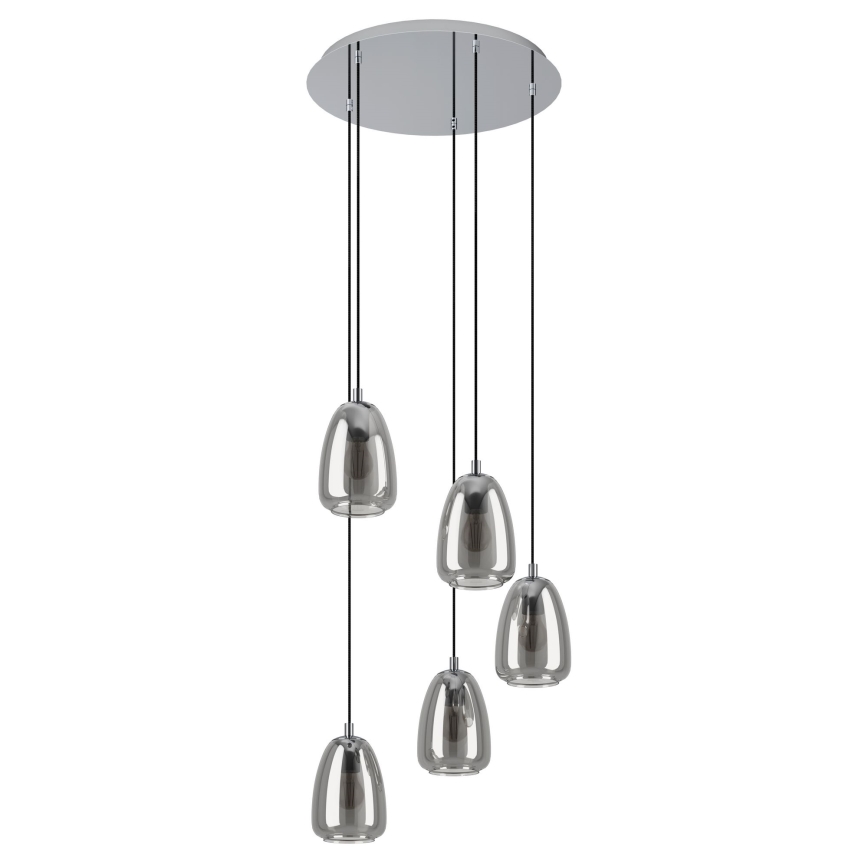 Eglo - Lampadario a sospensione con filo 5xE27/40W/230V