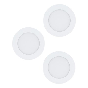Eglo 98631 - Set 3x faretti LED da incasso FUEVA LED/5W/230V Ø 12 cm