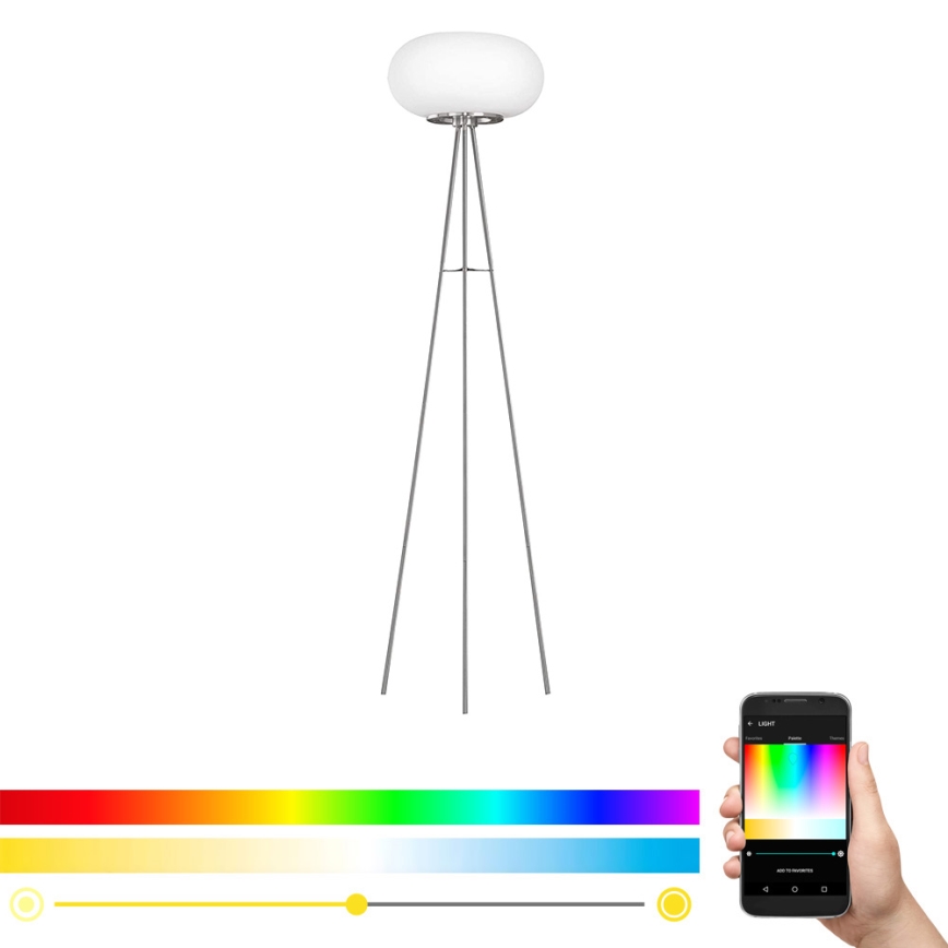 Eglo - Lampada da terra LED RGB dimmerabile OPTICA-C LED/17W/230V diametro 56 cm