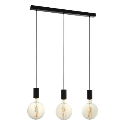 Eglo - Lampadario a sospensione con filo 3xE27/40W/230V