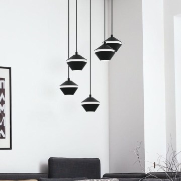 Eglo 98683 - Lampadario a sospensione LED su cavo PERPIGO 5xGU10/5W/230V