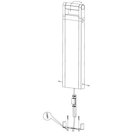 Eglo - Lampada LED da esterno LED/4,8W/230V IP44