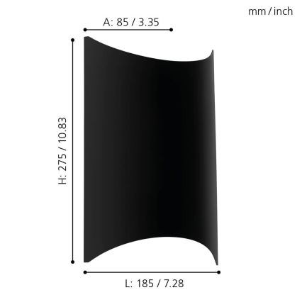 Eglo - Applique a LED da esterno LED/10W/230V IP44