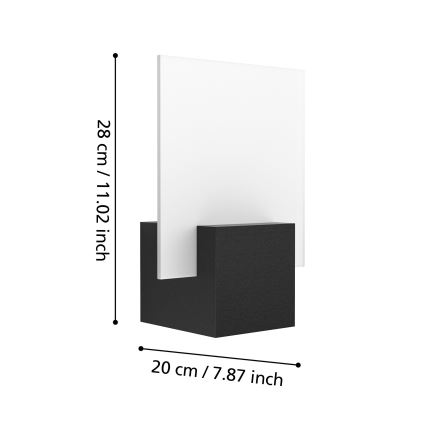 Eglo 98745 - Applique da esterno LED ADAMELLO LED/6W/230V IP44