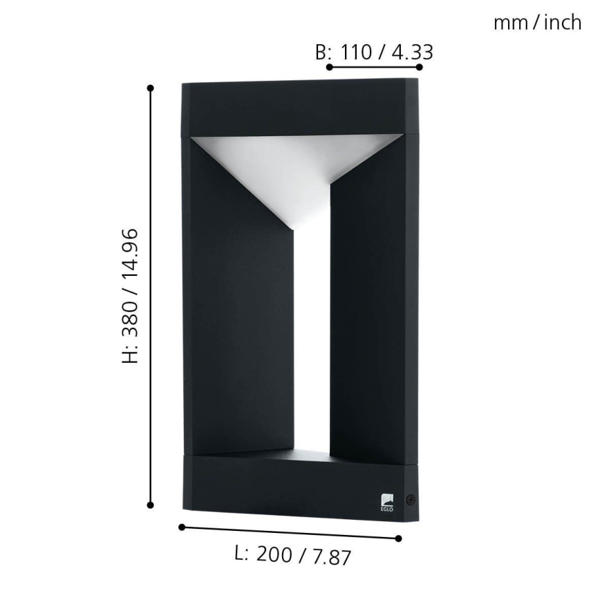 Eglo - Applique a LED da esterno LED/10W/230V IP54