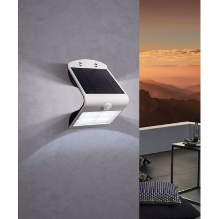 Eglo - Lampada solare con sensore LED/3,2W/3,7V 2000 mAh IP54