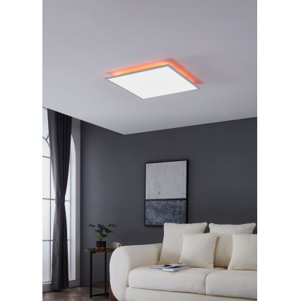 Eglo - Plafoniera dimmerabile RGBW LED/32,5W/230V 2700-6500K 60x60 cm + telecomando