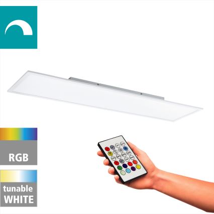 Eglo - Plafoniera dimmerabile RGBW LED/32,5W/230V 2700-6500K 120x30 cm + telecomando