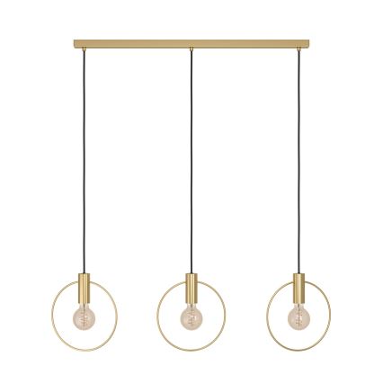 Eglo - Lampadario su corda  3xE27/40W/230V