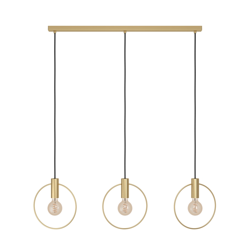 Eglo - Lampadario su corda  3xE27/40W/230V