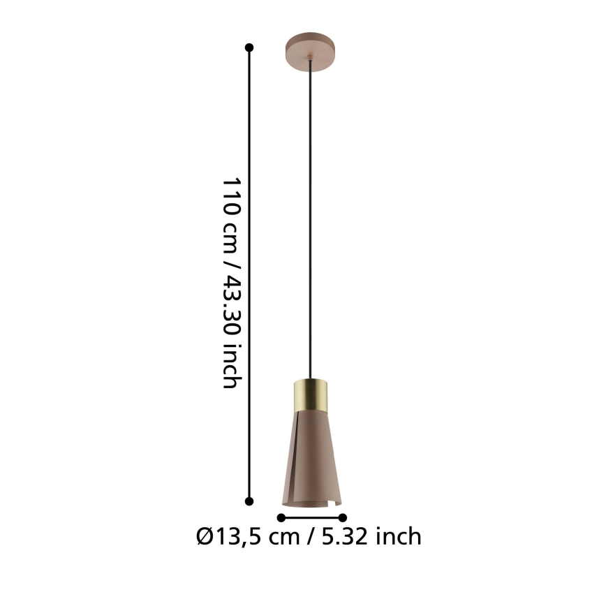 Eglo - Lampadario LED su corda  1xGU10/4,5W/230V
