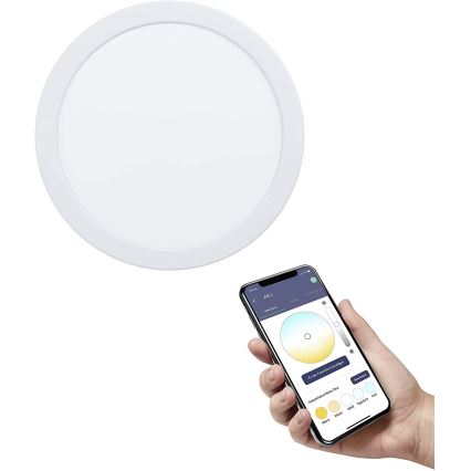 Eglo - LED Faretto da incasso bagno dimmerabile LED/16,5W/230V IP44 ZigBee