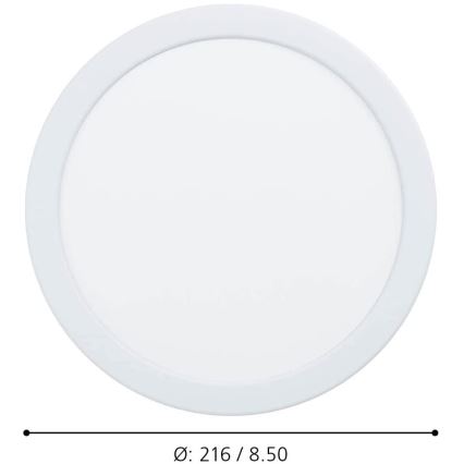 Eglo - LED Faretto da incasso bagno dimmerabile LED/16,5W/230V IP44 ZigBee