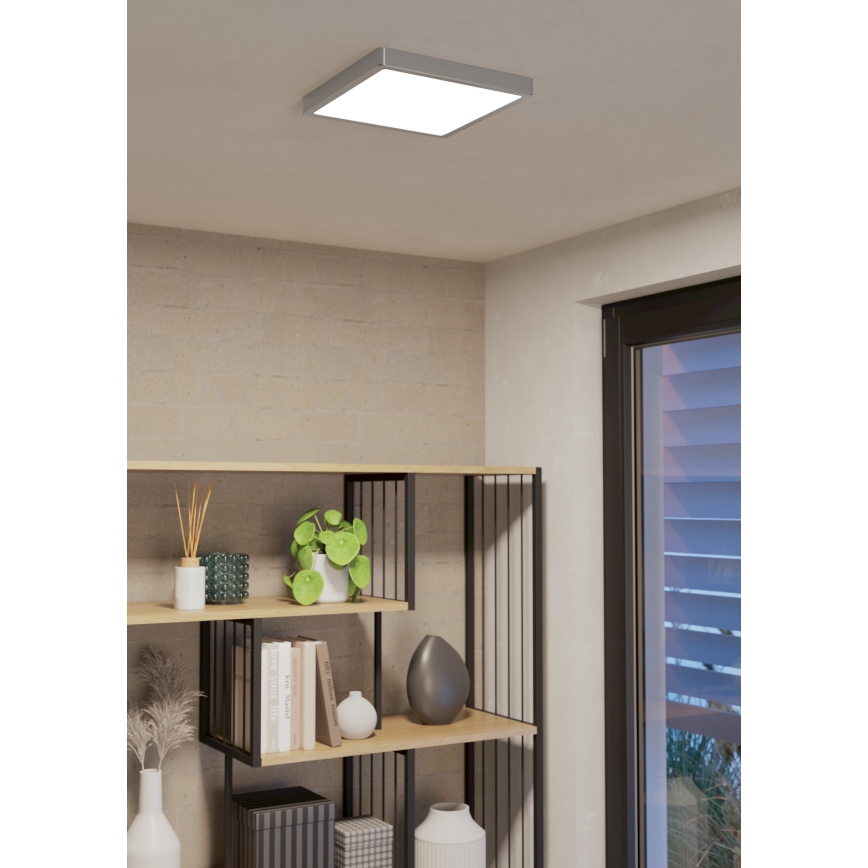 Eglo - Plafoniera da bagno dimmerabile a LED LED/19,5W/230V 2700-6500K IP44 ZigBee 28,5x28,5 cm