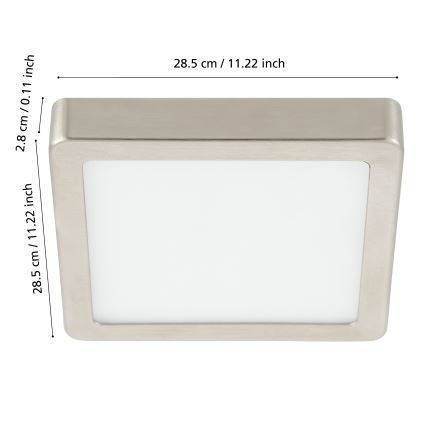 Eglo - Plafoniera bagno LED dimmerabile LED/19,5W/230V 2700-6500K IP44 ZigBee
