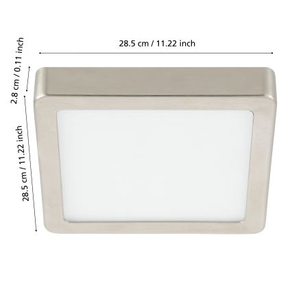 Eglo - Plafoniera bagno LED dimmerabile LED/19,5W/230V 2700-6500K IP44 ZigBee