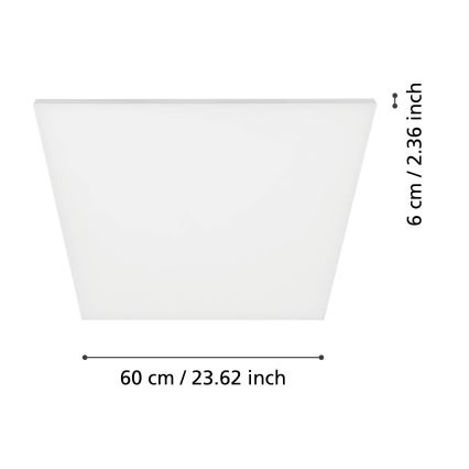 Eglo - Plafoniera LED LED/33W/230V