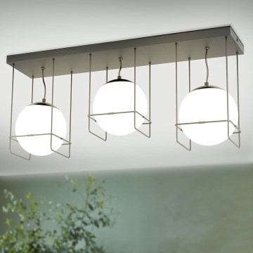 Eglo 99021 - Plafoniera VERSUOLA 3xE27/40W/230V