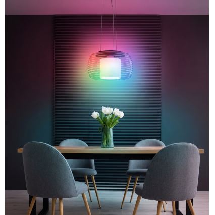 Eglo - Lampadario LED RGB su corda dimmerabile BRIAGLIA-C LED/24,8W/230V