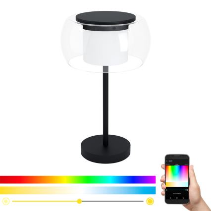 Eglo 99024 - Lampada da tavolo dimmerabile LED RGB BRIAGLIA-C LED/15W/230V