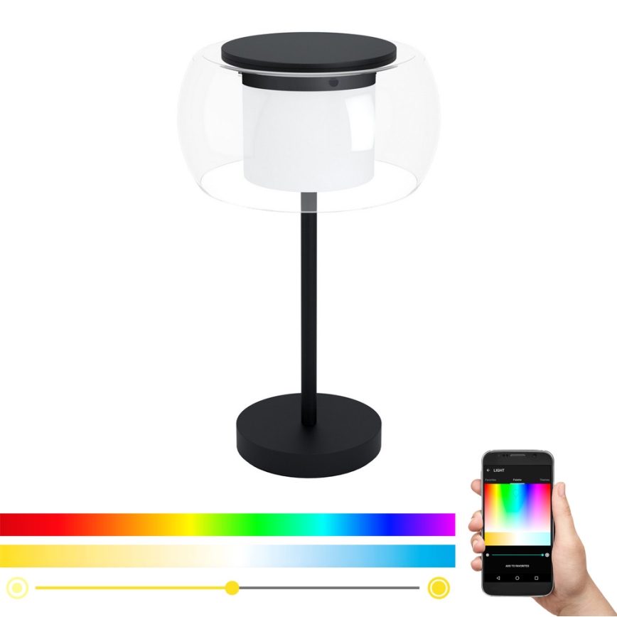 Eglo 99024 - Lampada da tavolo dimmerabile LED RGB BRIAGLIA-C LED/15W/230V