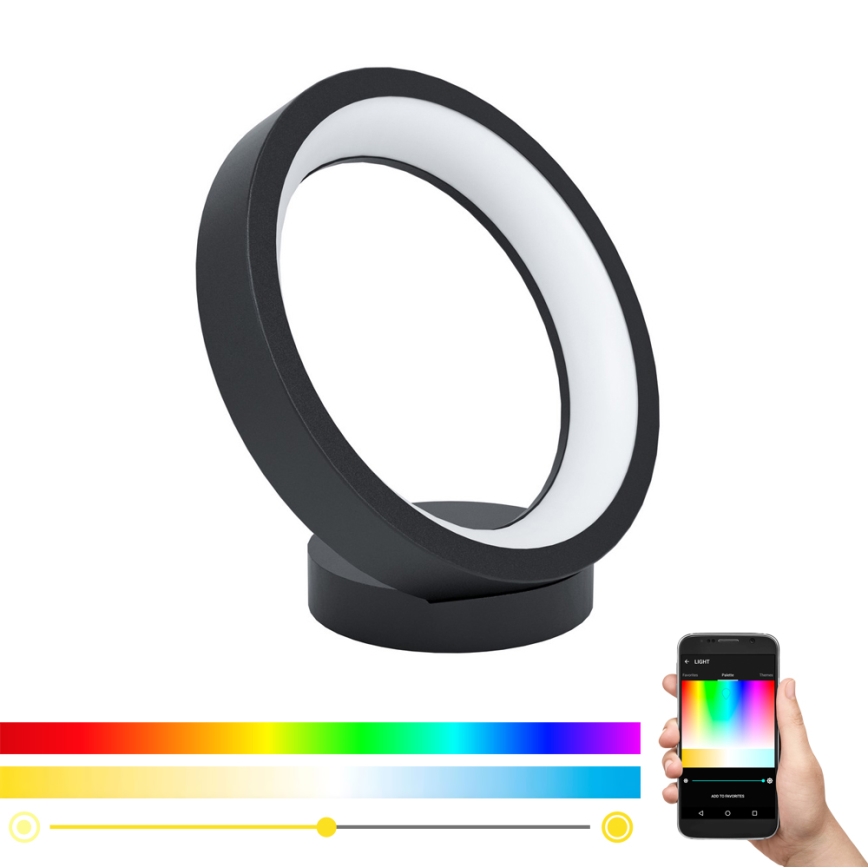 Eglo 99029 - Lampada da tavolo dimmerabile LED RGB MARGHERA-C LED/16W/230V