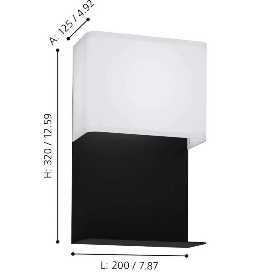 Eglo 99069 - Applique da parete a LED con ripiano GALDAKAO LED/5,4W/230V