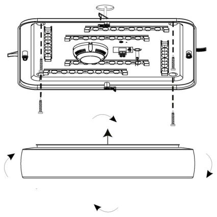 Eglo - Plafoniera LED LED/22W/230V