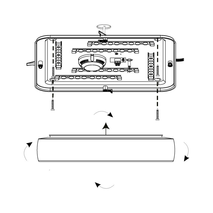 Eglo - Plafoniera LED LED/22W/230V
