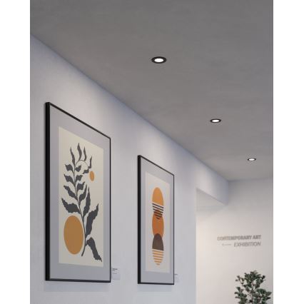 Eglo - Faretto da incasso a LED, 5,5W/230V, Ø 11,7 cm
